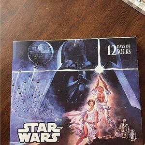 Disney Star Wars 12 Days of Socks - Black, Blue, White